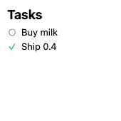 tasks.small on desktop